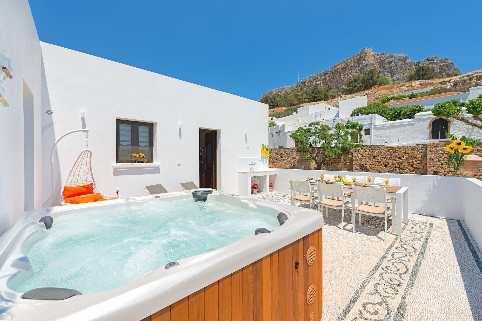 Lindos Diamond Exclusive Villa Exteriör bild