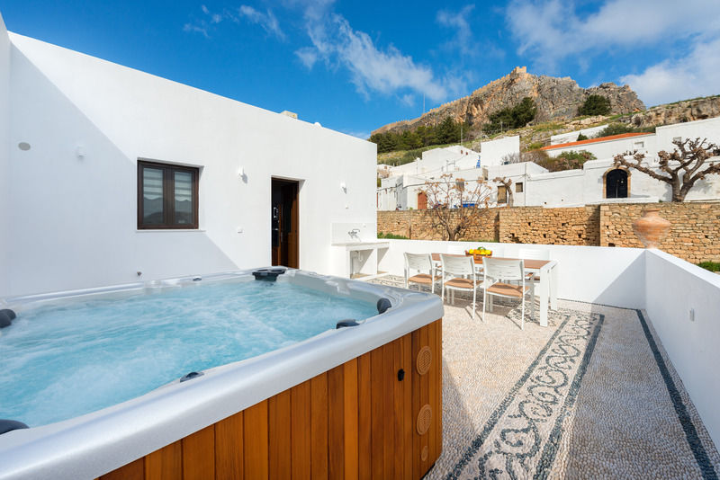 Lindos Diamond Exclusive Villa Exteriör bild