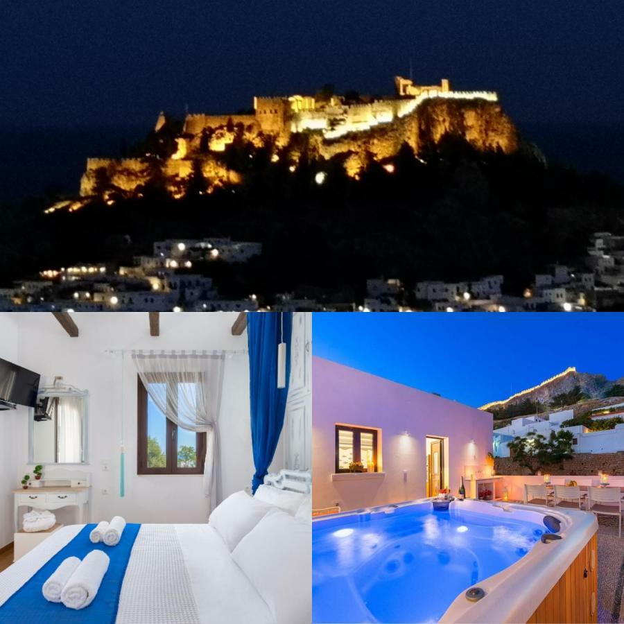 Lindos Diamond Exclusive Villa Exteriör bild