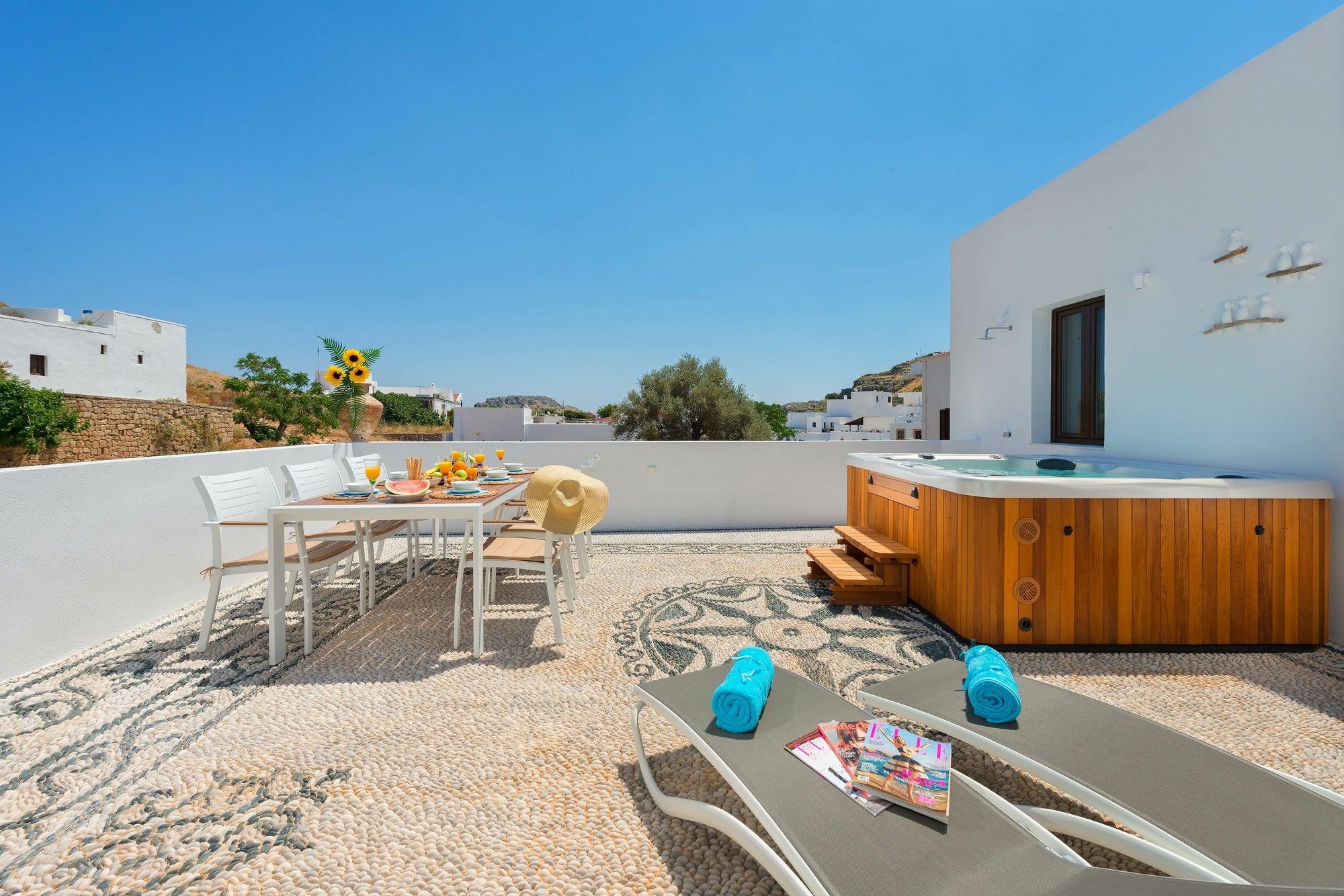 Lindos Diamond Exclusive Villa Exteriör bild