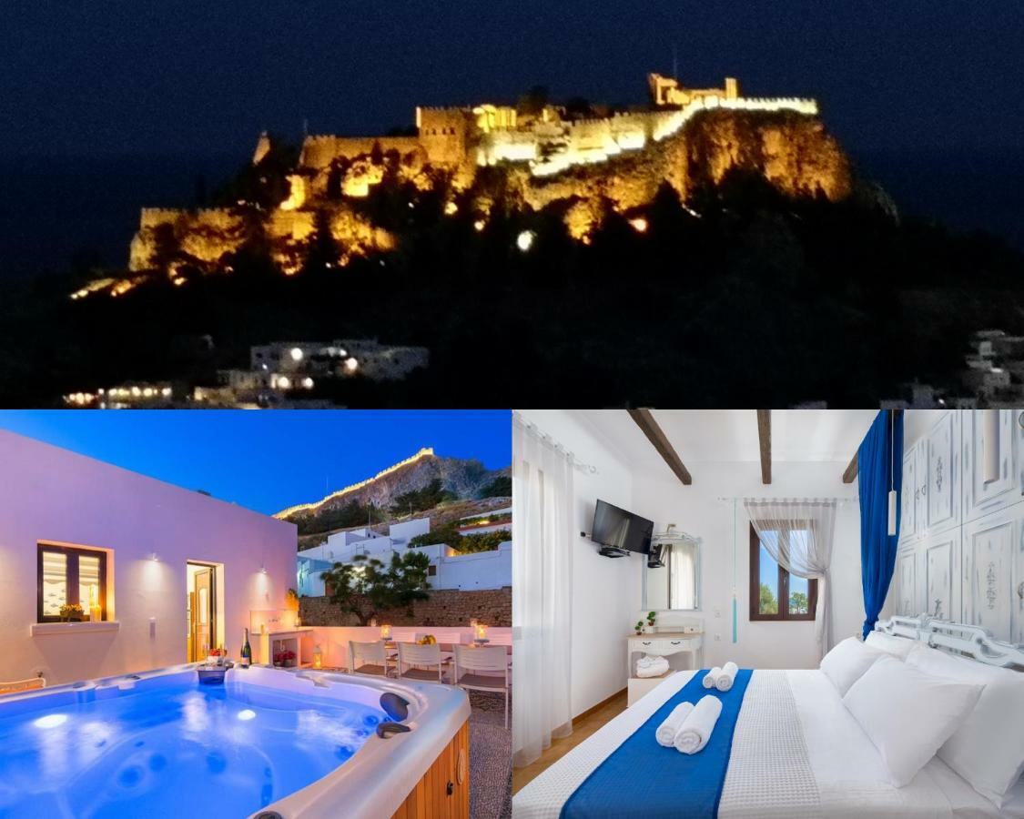 Lindos Diamond Exclusive Villa Exteriör bild